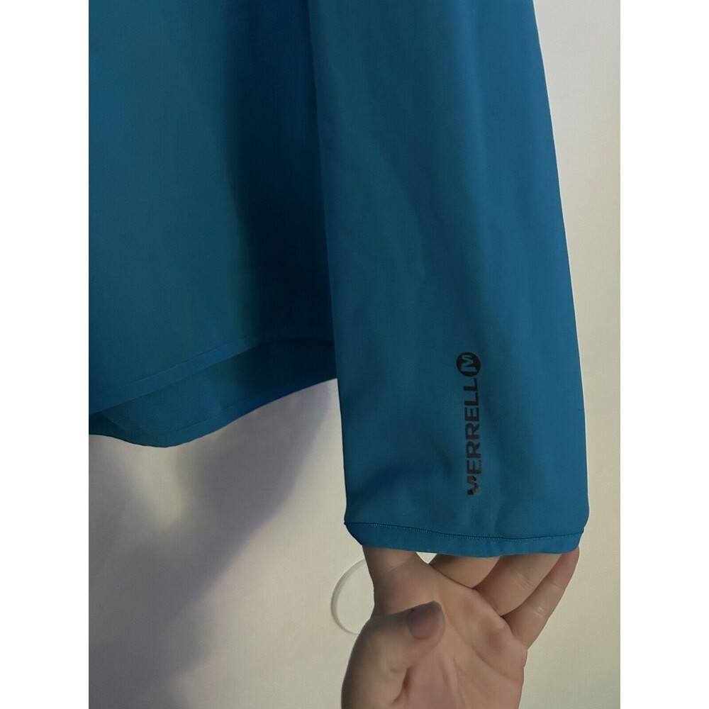 G/FORE G4 Mens XL Daytona Tech Interlock Quarter Zip Golf Petrol Blue $185 - Picture 2 of 5